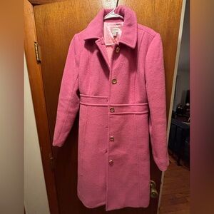 J Crew Women’s Wool-blend lady day coat - Pink size 6 - LIKE NEW